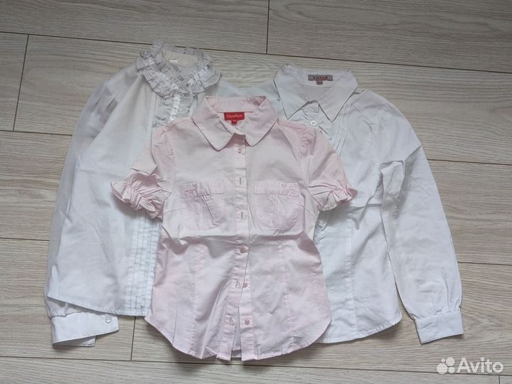 Рубашка для девочки 122 128