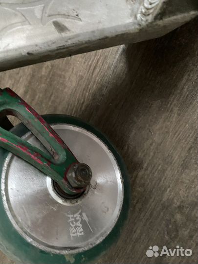 Трюковой самокат + дека district 530