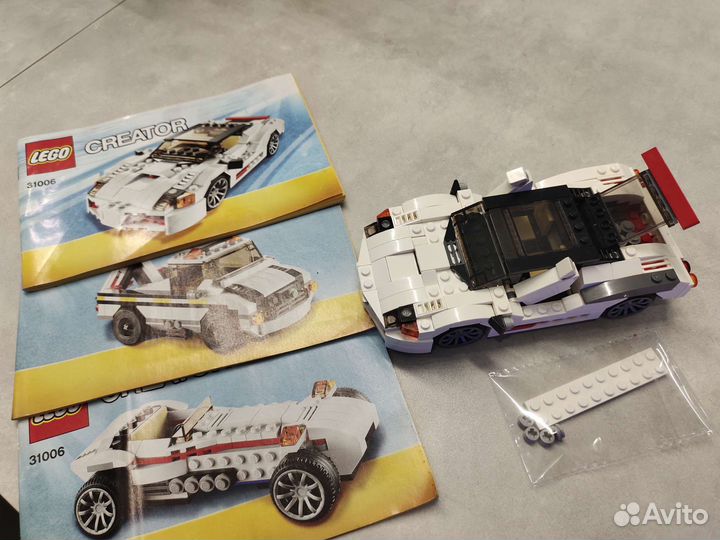 Lego Creator 31006 набор 3в1. Гоночная машина