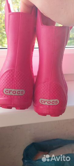 Детские резиновые сапоги crocs8