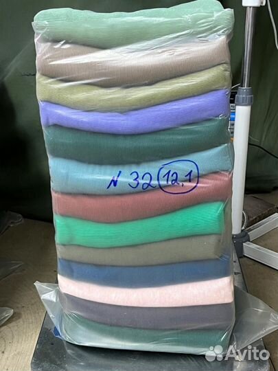 Лоскут трикотажа и других тканей, пачки, ролики