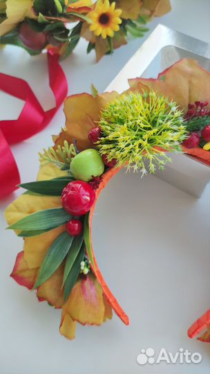 Ободок, кокошник День осени. Карнавальный костюм