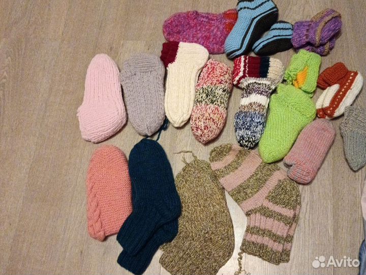 Связаные тёплые Наски