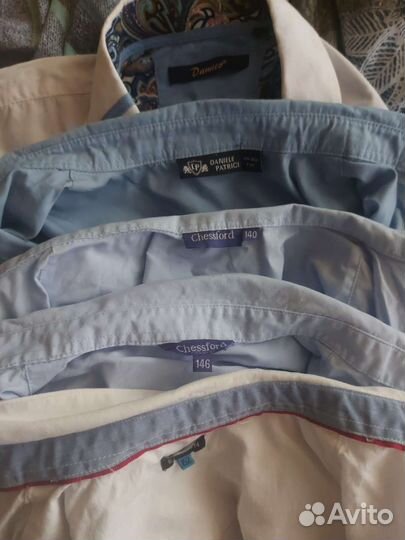 Рубашки в школу пакетом с жилеткой