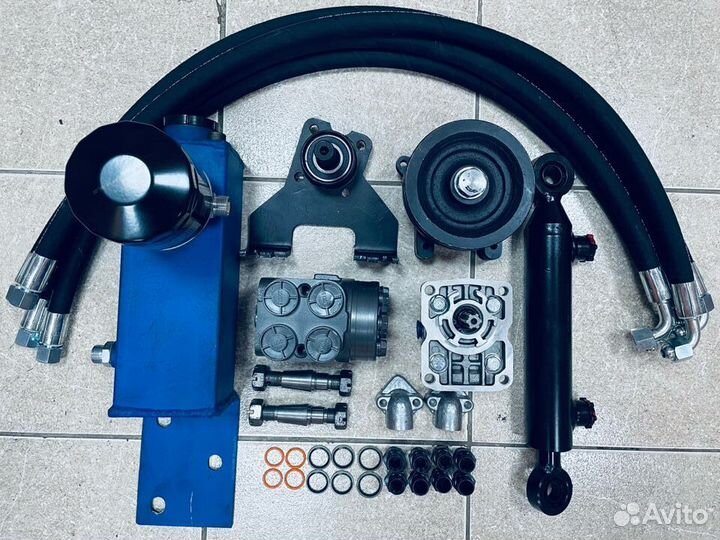 Комплект переоборудования рулевого на Минитрактор