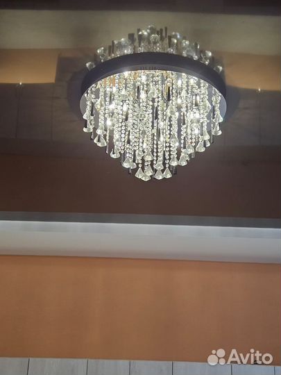 Люстра потолочная большая бу