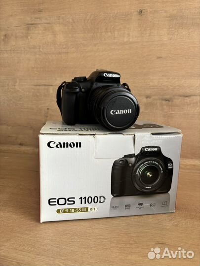 Зеркальный фотоаппарат canon eos 1100d