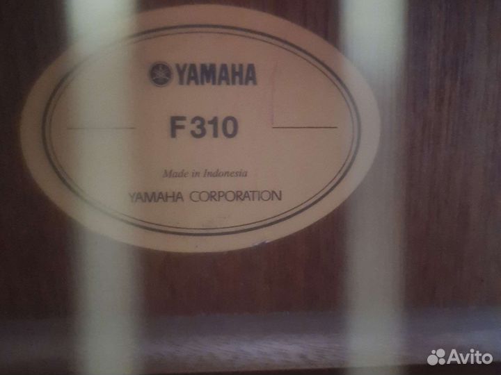 Акустическая гитара yamaha f310 бу