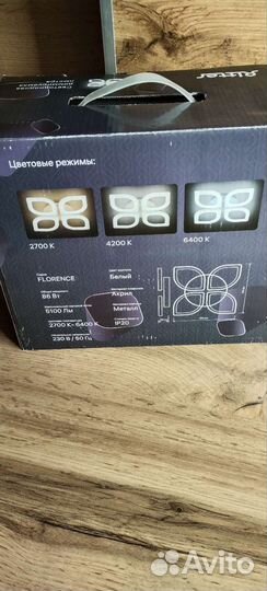 Люстры светодиодные с пультом новые