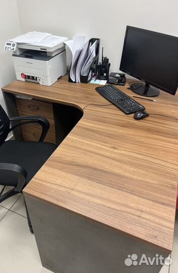 Стол офисный угловой, бу