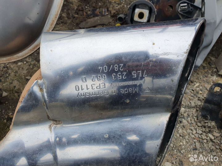 Глушитель задняя часть для Porsche Cayenne