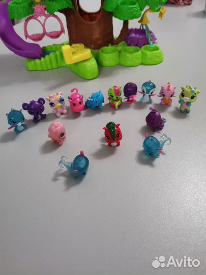 Игрушки hatchimals., Дерево детский садик