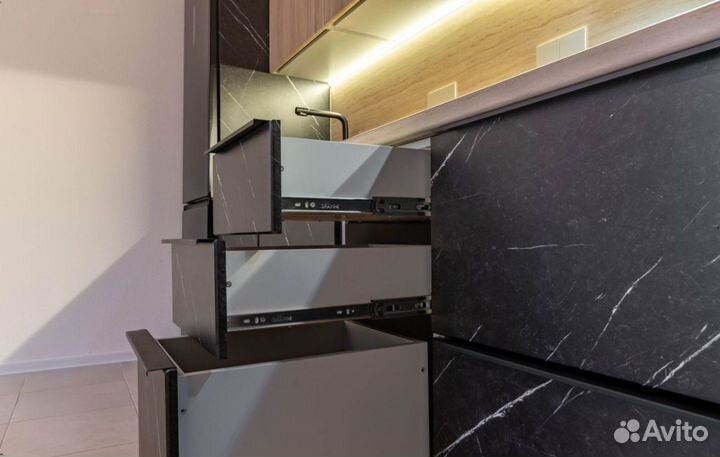 Кухня Гранит тёмный на заказ собственное производс