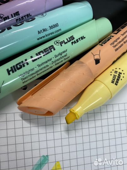 Набор маркеры пастель Kores High Liner Plus