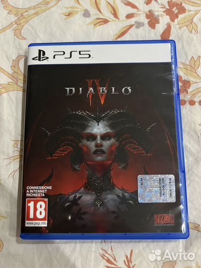 Diablo 4 ps5 диск русская версия