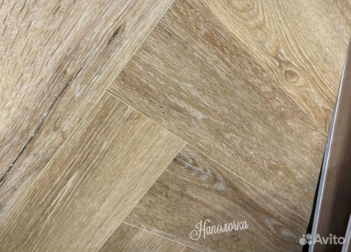 Кварцвиниловый ламинат елочка