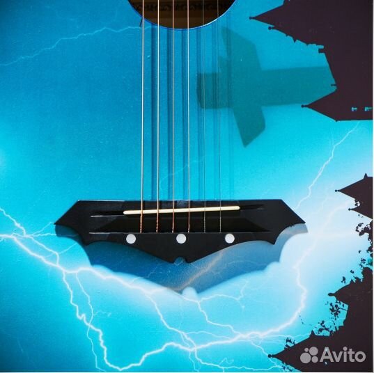 Гитара акустическая с рисунком