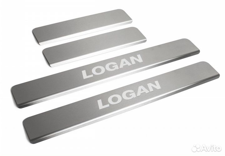 Накладки на багажник и пороги хром (нержавейка)