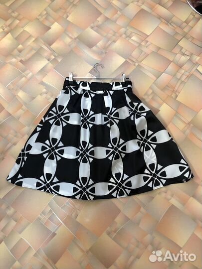 Юбка шелковая атласная