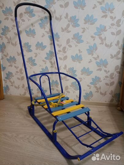 Детские санки с колесами