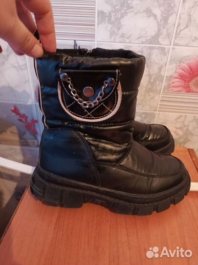 Сапоги зима 35