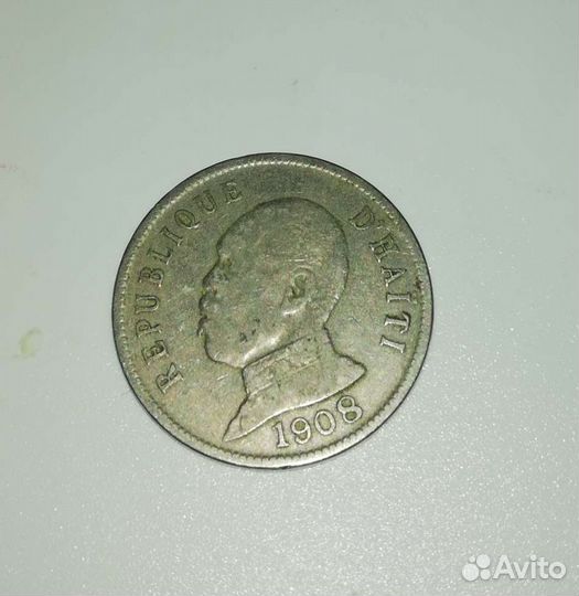 Гаити 50 сантимов 1908
