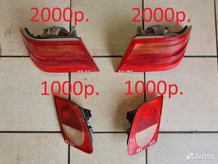 Задний фонарь mercedes w210 седан