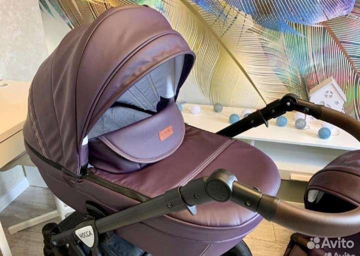 Коляска Verdi Mocca 3в1(эко-кожа)