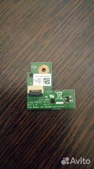 Плата кнопки включения ноутбука DNS C15B REV 2.0