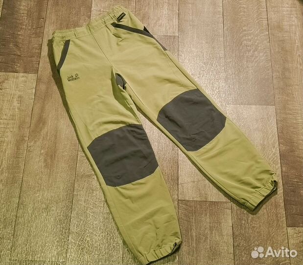 Брюки водоотталкивающие на 140 см Jack Wolfskin