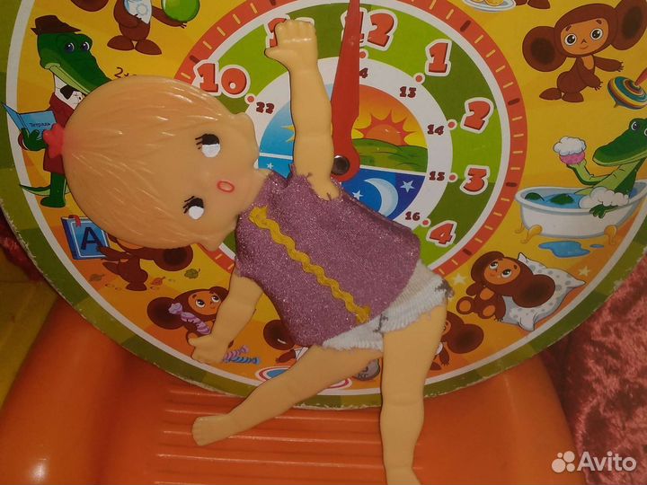 Кукла плоская раздвижная ссср, 28 см