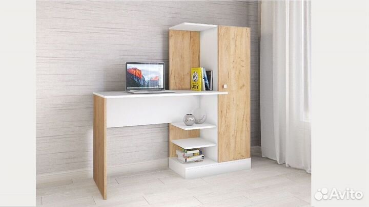 Компьютерный стол Квартет 6 крафт