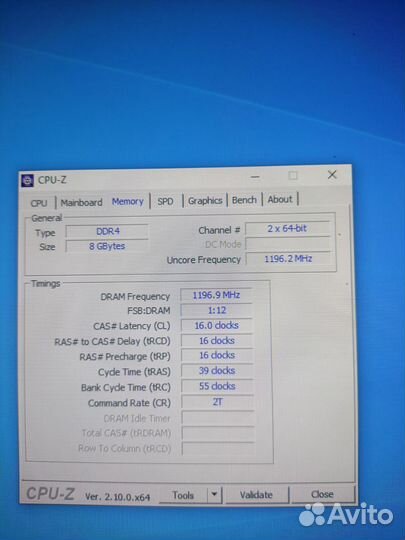 Пк Ryzen 5 3400G 8Гб SSD GT1030