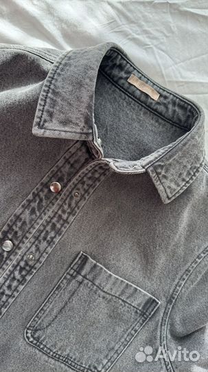 12 storeez джинсовое платье/рубашка