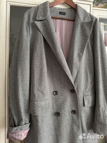 Пиджак пальто, длинный, размер 52