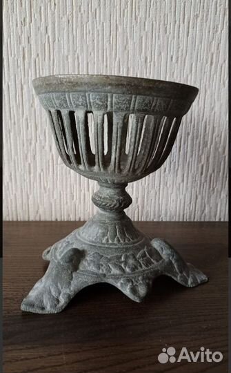 Основание для керосиновой лампы. Шпиатр. 19век