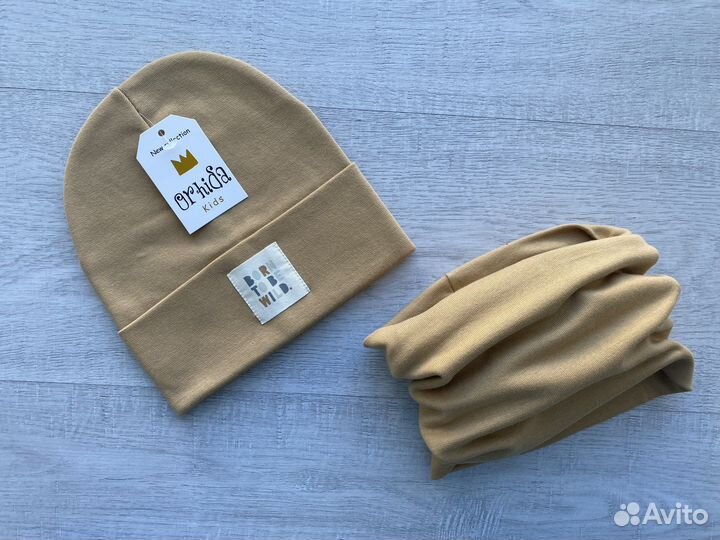 Шапка снуд наборы новые детские