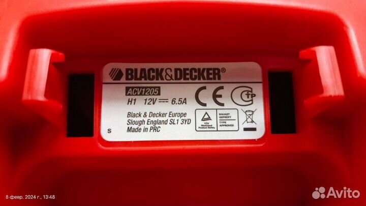 Автомобильный пылесос black decker