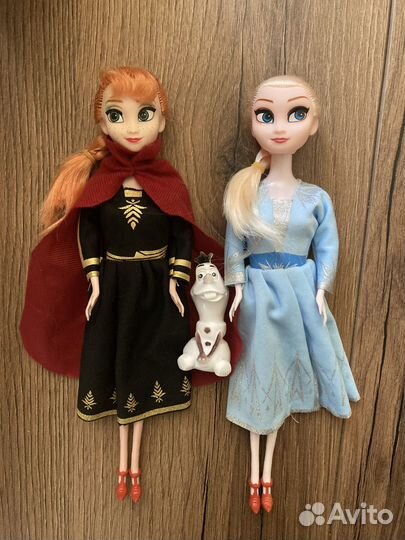 Куклы Эльза и Анна + Олаф