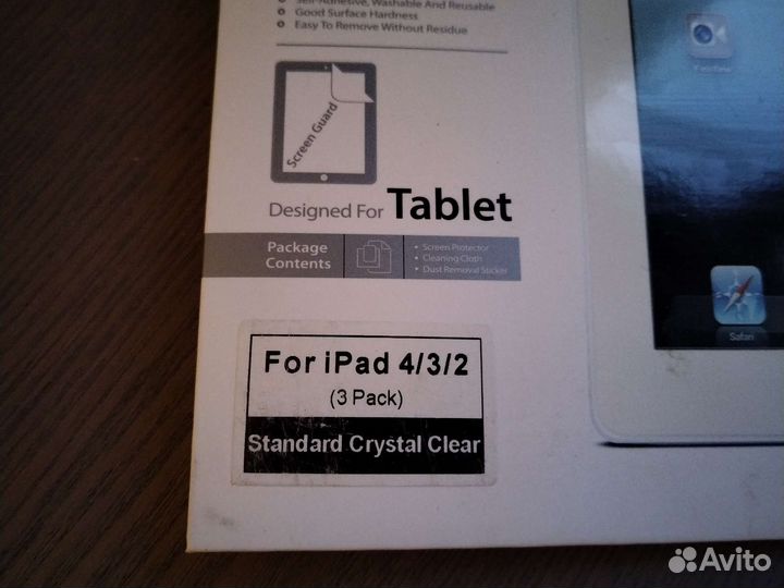 Защитная пленка на iPad 2/3/4