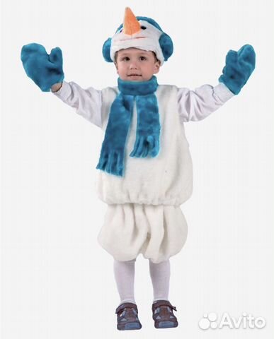 Новогодний костюм снеговик