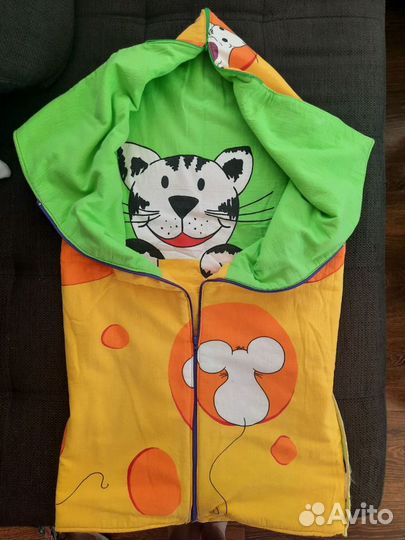 Детское одеяло-конверт для младенца