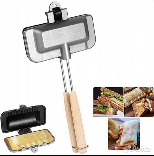 Двусторонняя сковорода для приготовления сэндвичей
