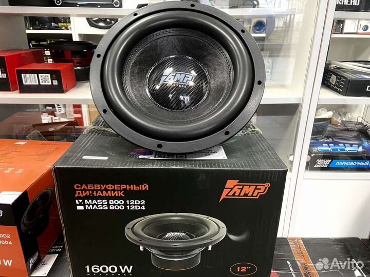 Сабвуферный динамик AMP mass 800 12D2