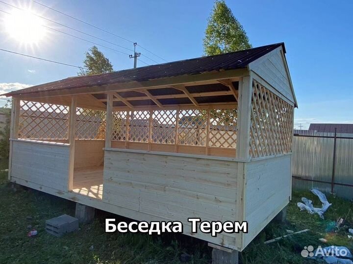 Беседки. Привезём и установим за 1 день