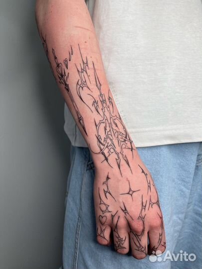 Коррекция старых татуировок