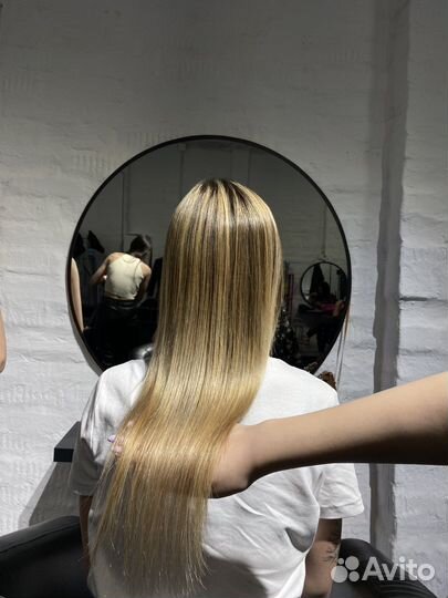 Кератиновое выпрямление