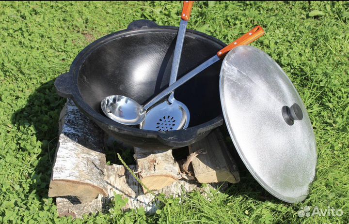 Kазан чугyнный 22 литра
