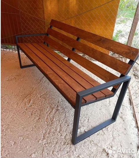 Скамейка лавочка садовая