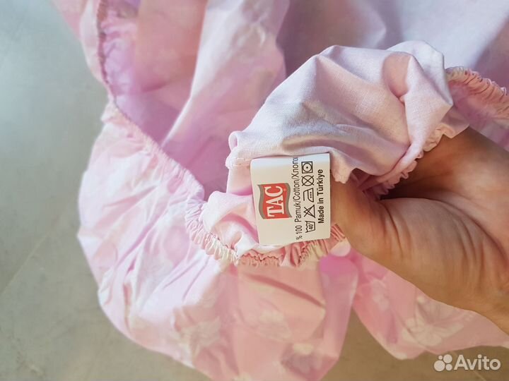 Простынь на резинке Tac на детскую кровать